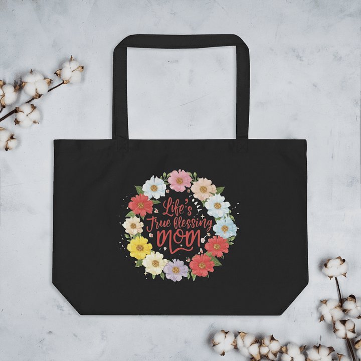 Life's True Blessing Mom Organic Cotton Tote product image (1)