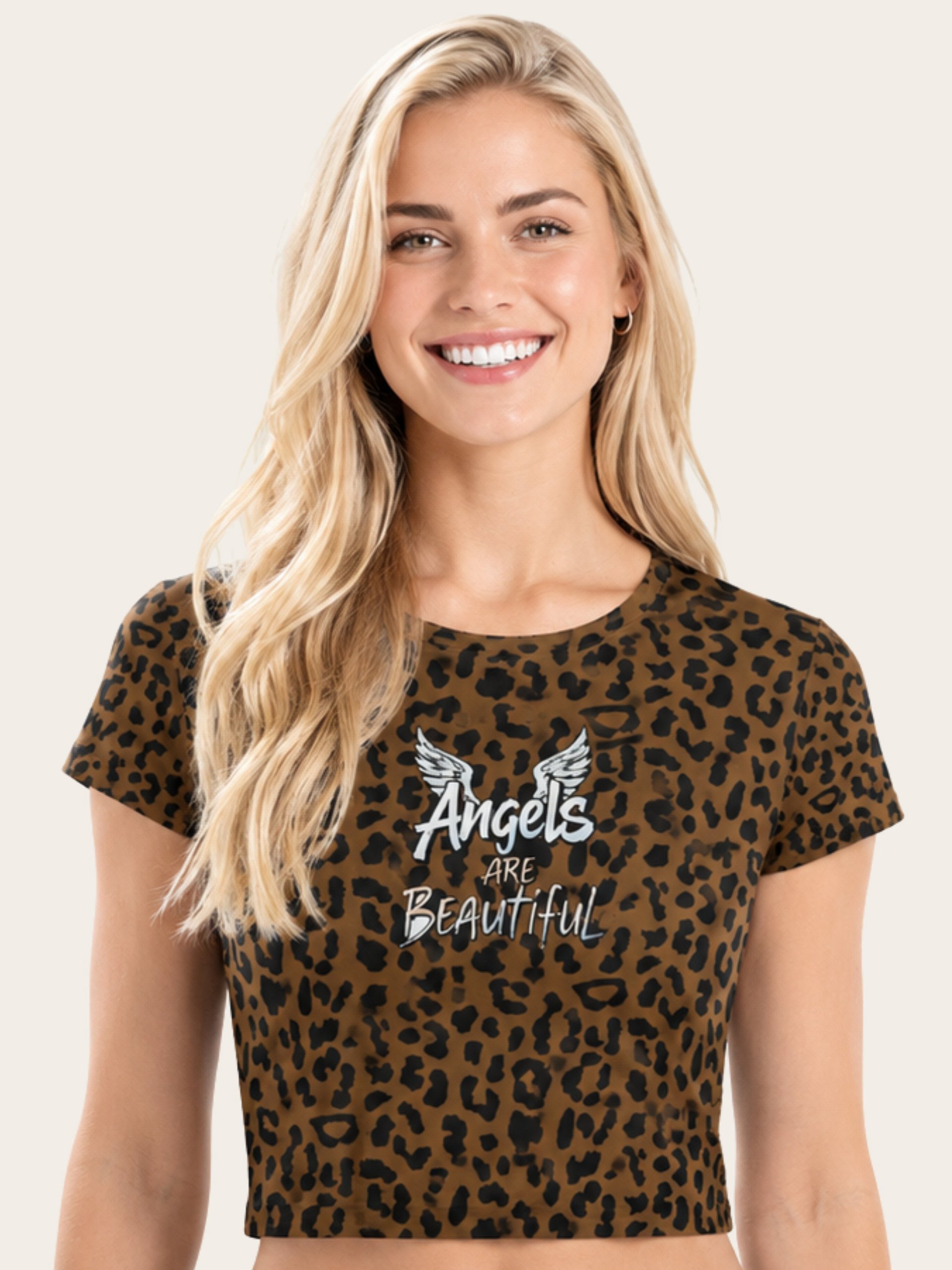 Angels Are Beautiful Leopard Print Top product image (1)