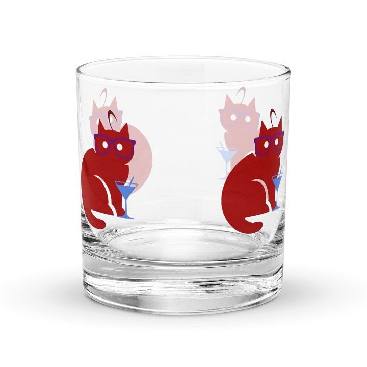 MartiniCat Rocks Glass product image (1)