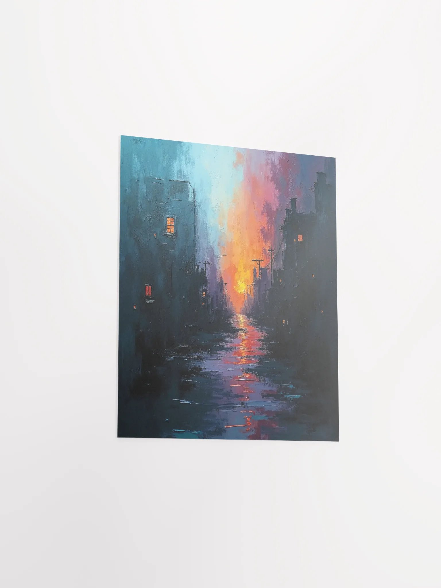 City Sunset Reflection Poster product image (29)