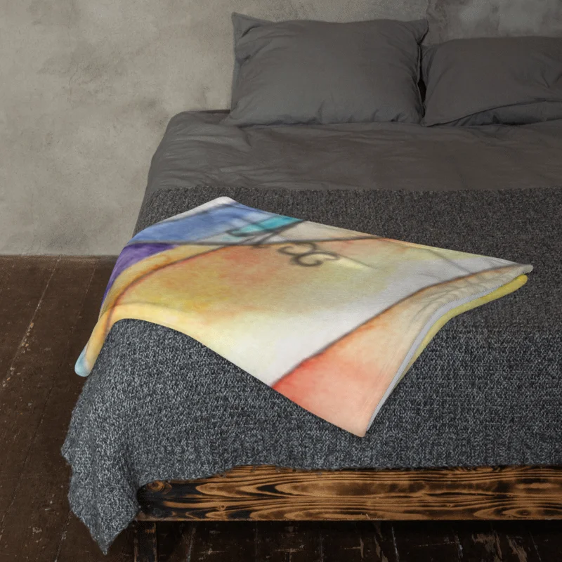 Circles to Circles #1 - Stereographic Projection Mathematical Art Blanket product image (4)