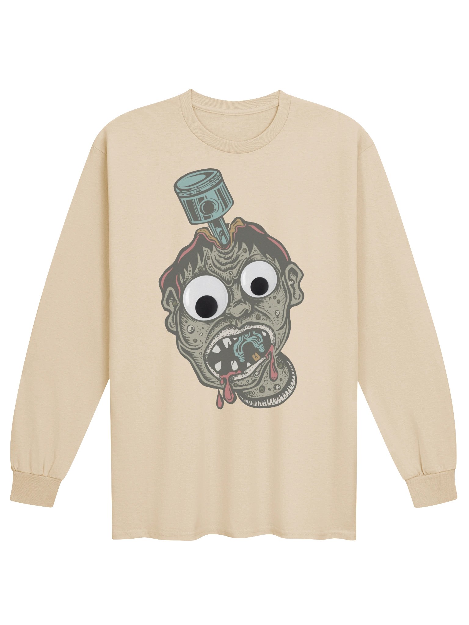 Piston Broke - Sand Long Sleeve T-Shirt product image (1)