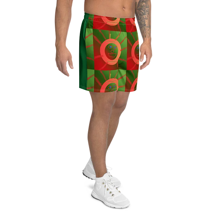 Happy Face All-Over Print Athletic Shorts product image (2)