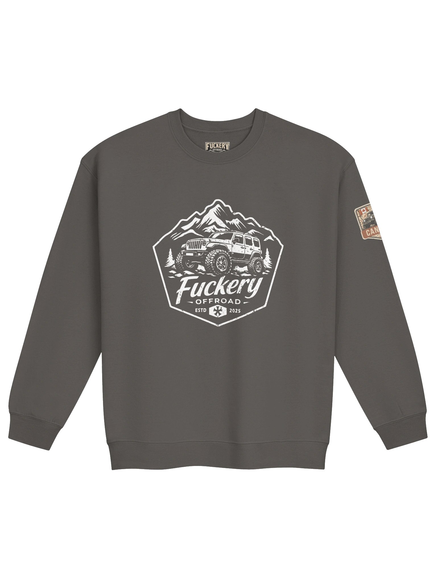 Unisex Sweatshirt with Fuckery Mountain Emblem product image (3)