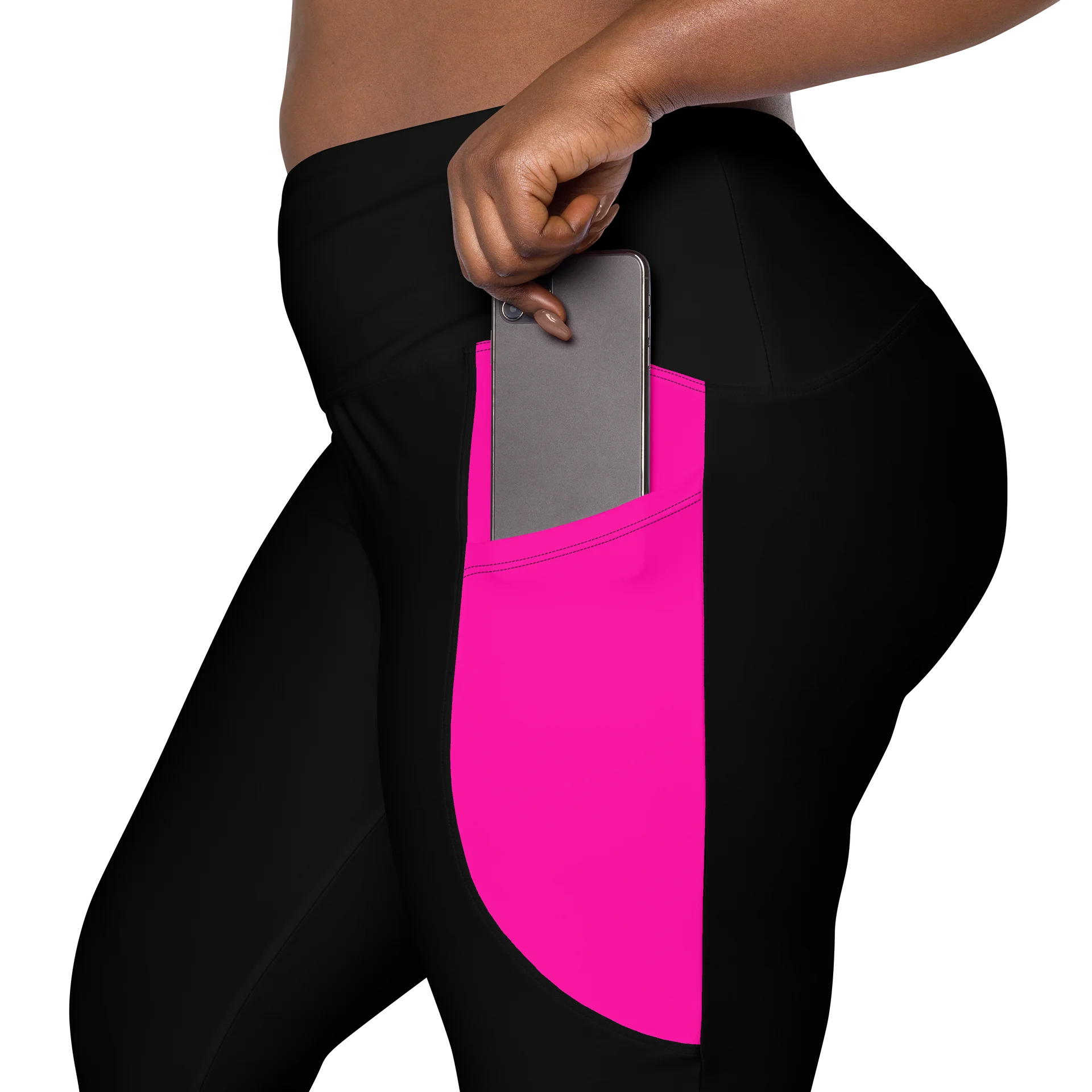 Lúth | Crossover Semi Compression Workout Leggings with Pockets & Sun protection product image (7)