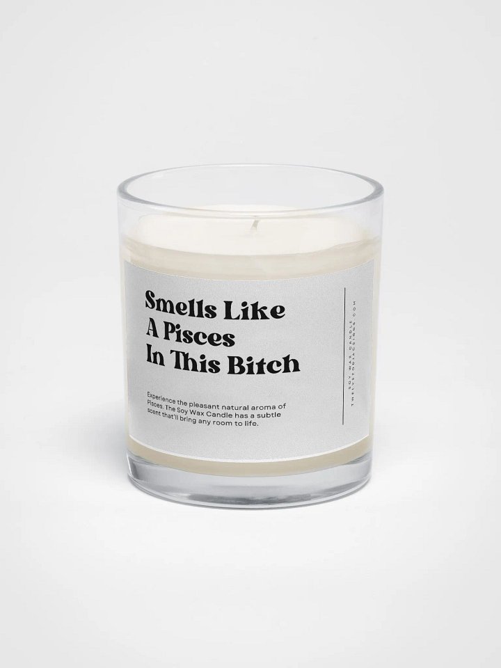 Funny Pisces Candle product image (1)