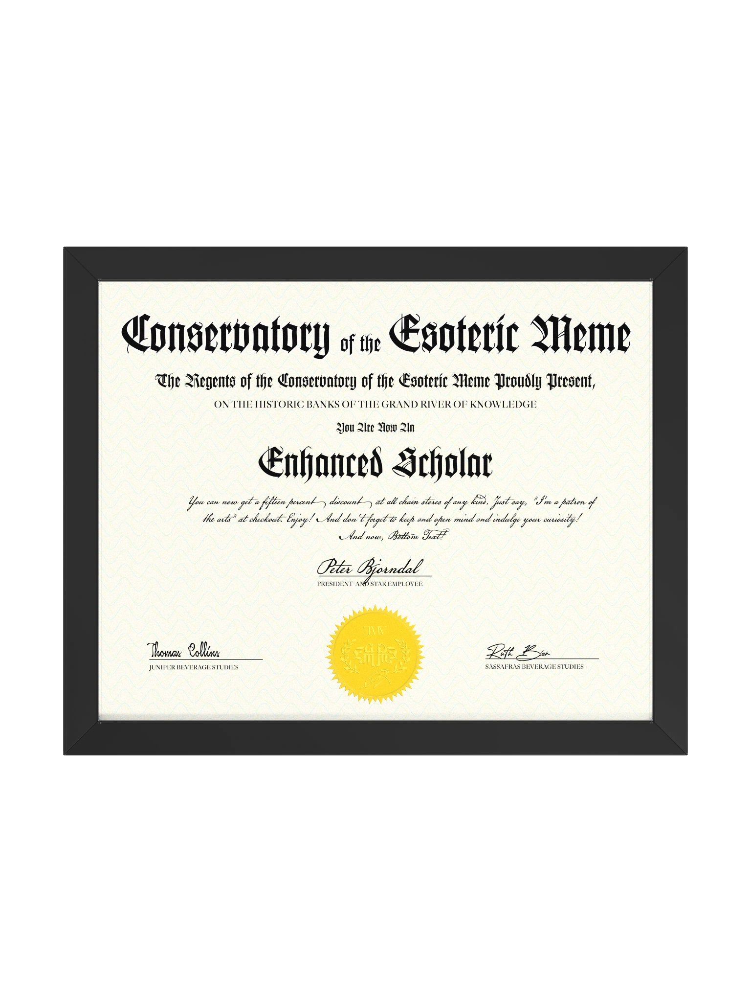 Enhanced Scholar Certificate product image (1)