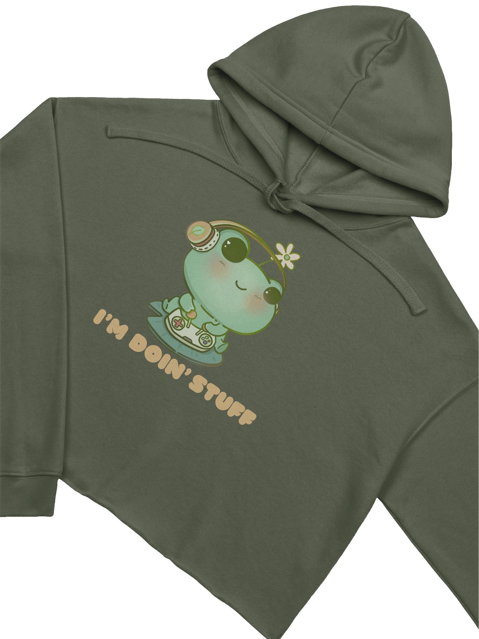 I'm Doin Stuff Cropped Hoddie product image (3)