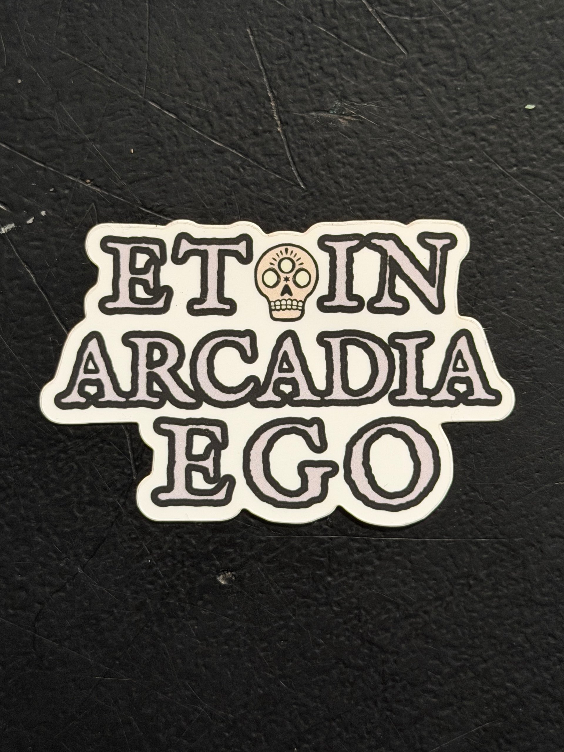 There I am ~ Et in Arcadia Ego Sticker product image (1)