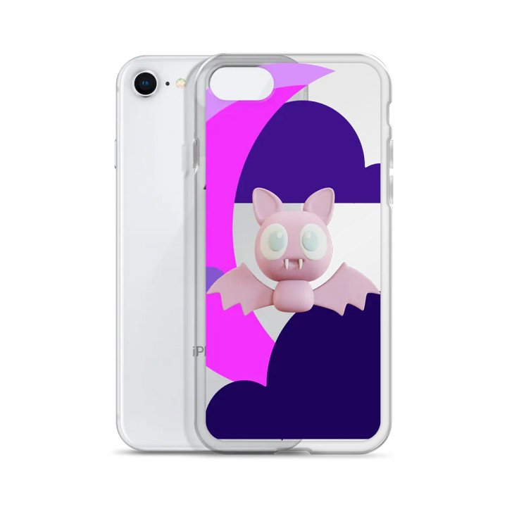 Fangtastic Bat Clear iPhone Case product image (2)