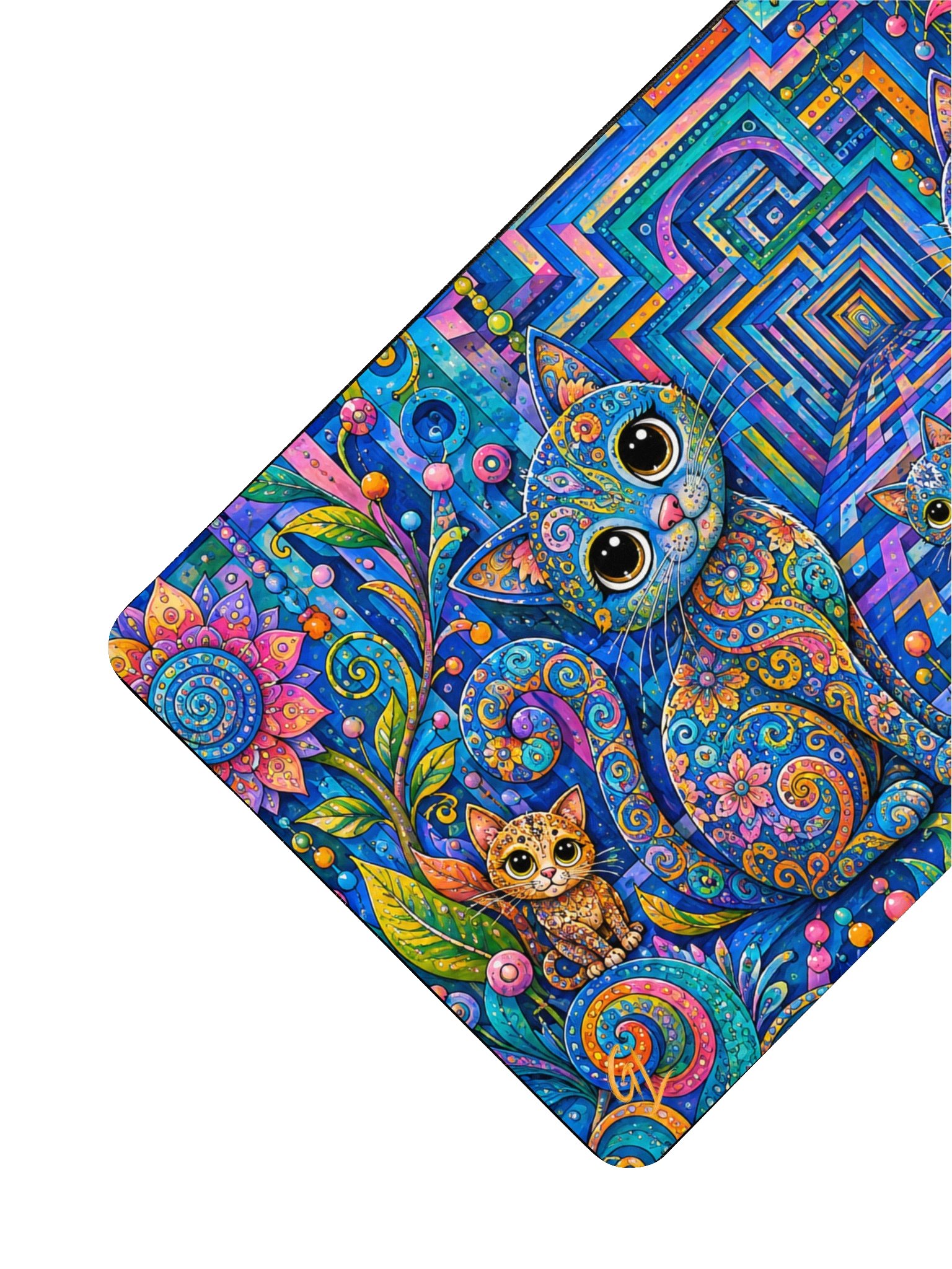 Chats psychédéliques mandala product image (3)