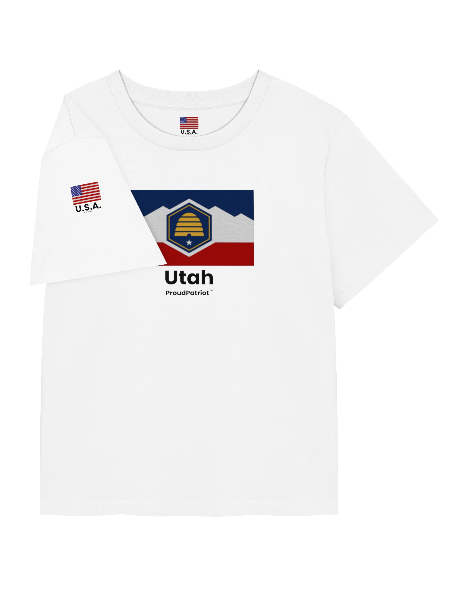 Utah Women's Ribbed Neck T-Shirt product image (7)