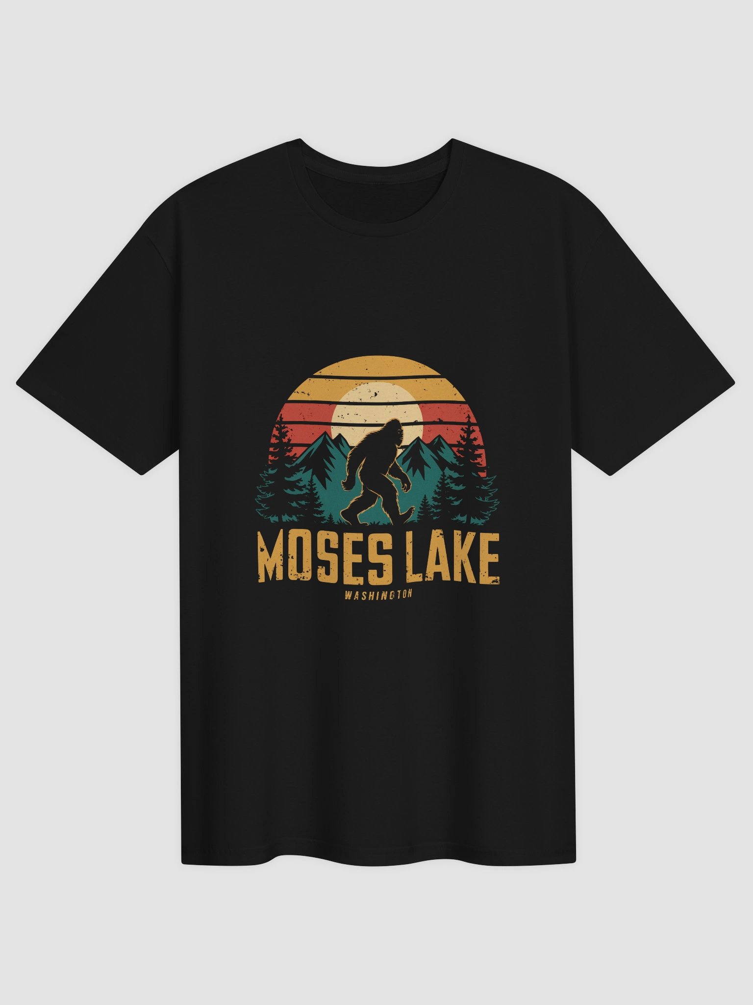 Moses Lake Bigfoot Silhouette T-Shirt product image (3)