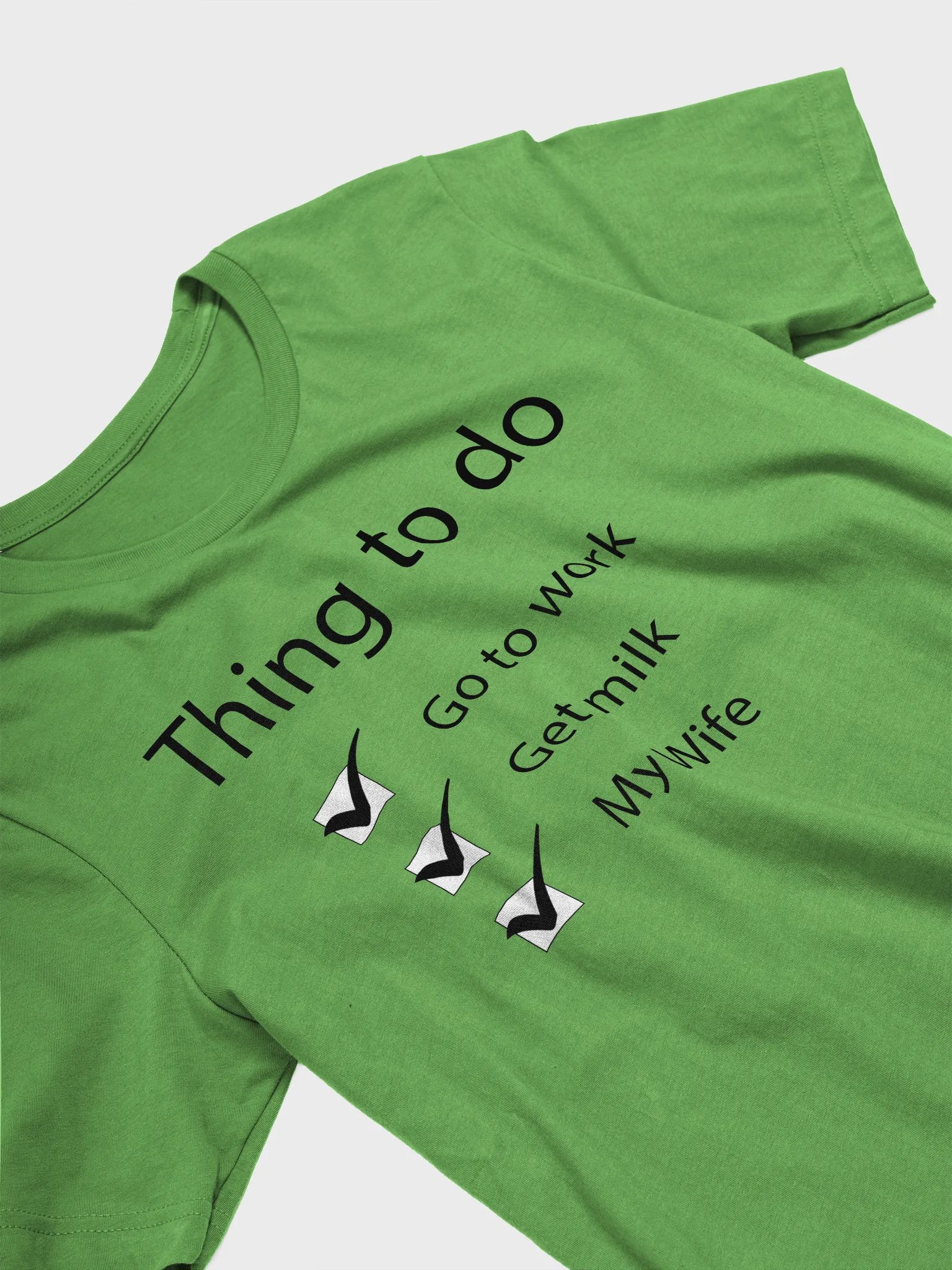 Things to do shirt product image (18)