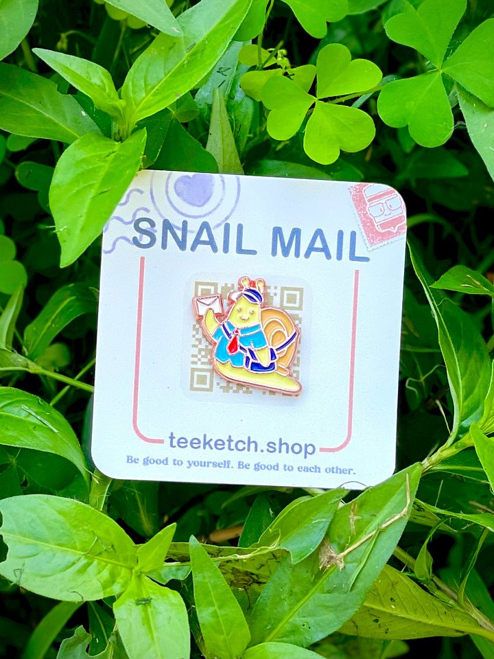 Snail Mail Enamel Pin product image (2)