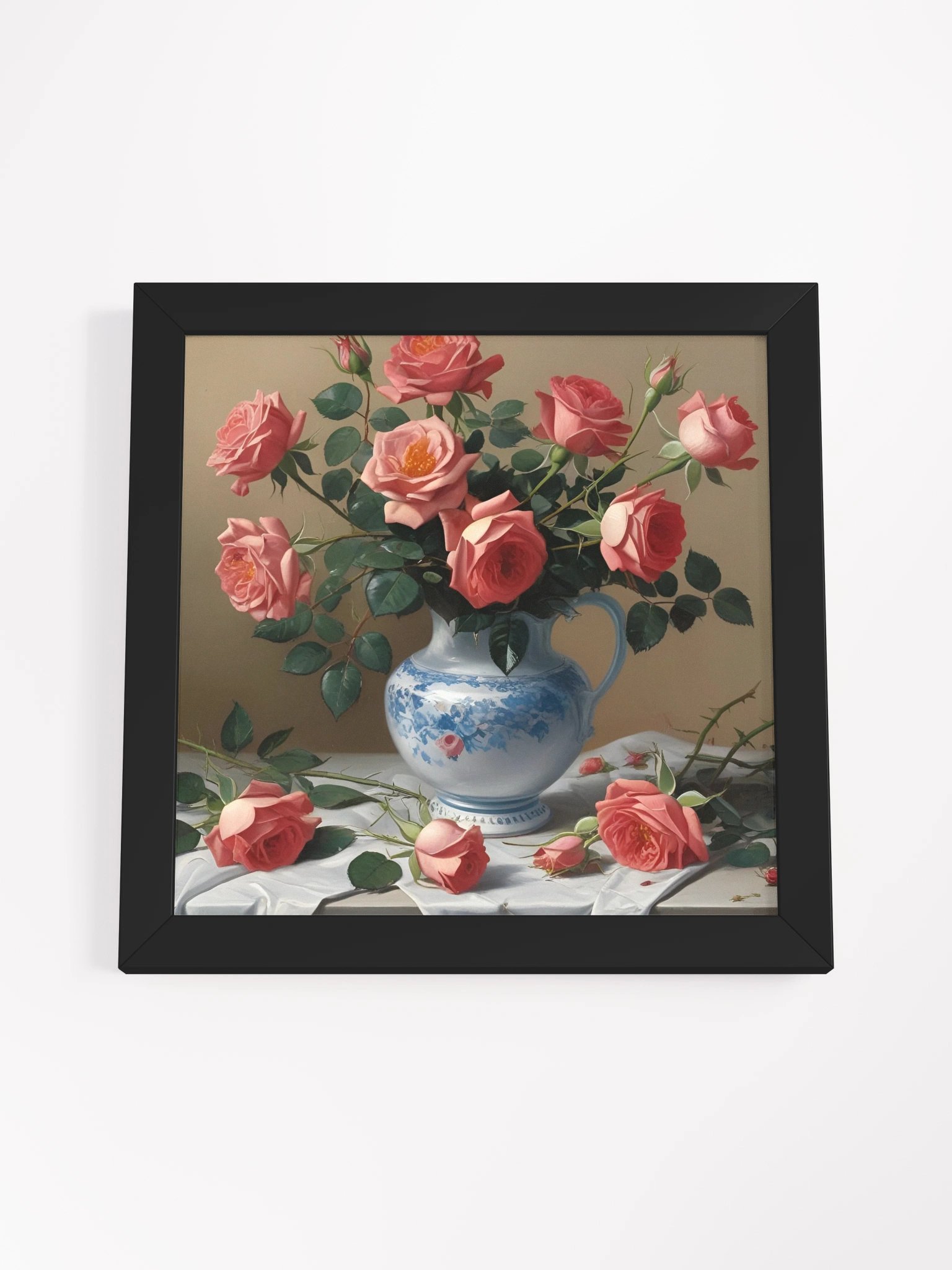 Pink Roses in Porcelain Pitcher product image (20)