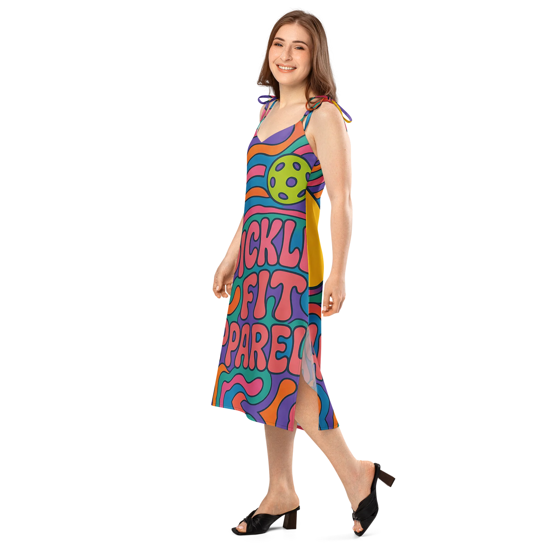 Pickle Fit Apparel All-Over Print Slip Dress product image (8)