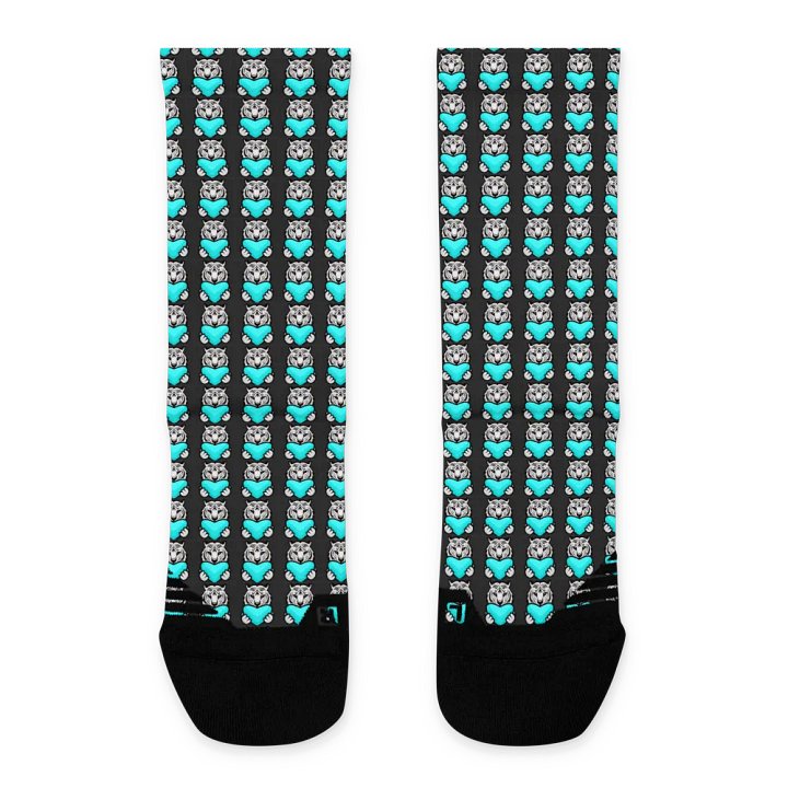 White Tiger Basketball Socks product image (2)