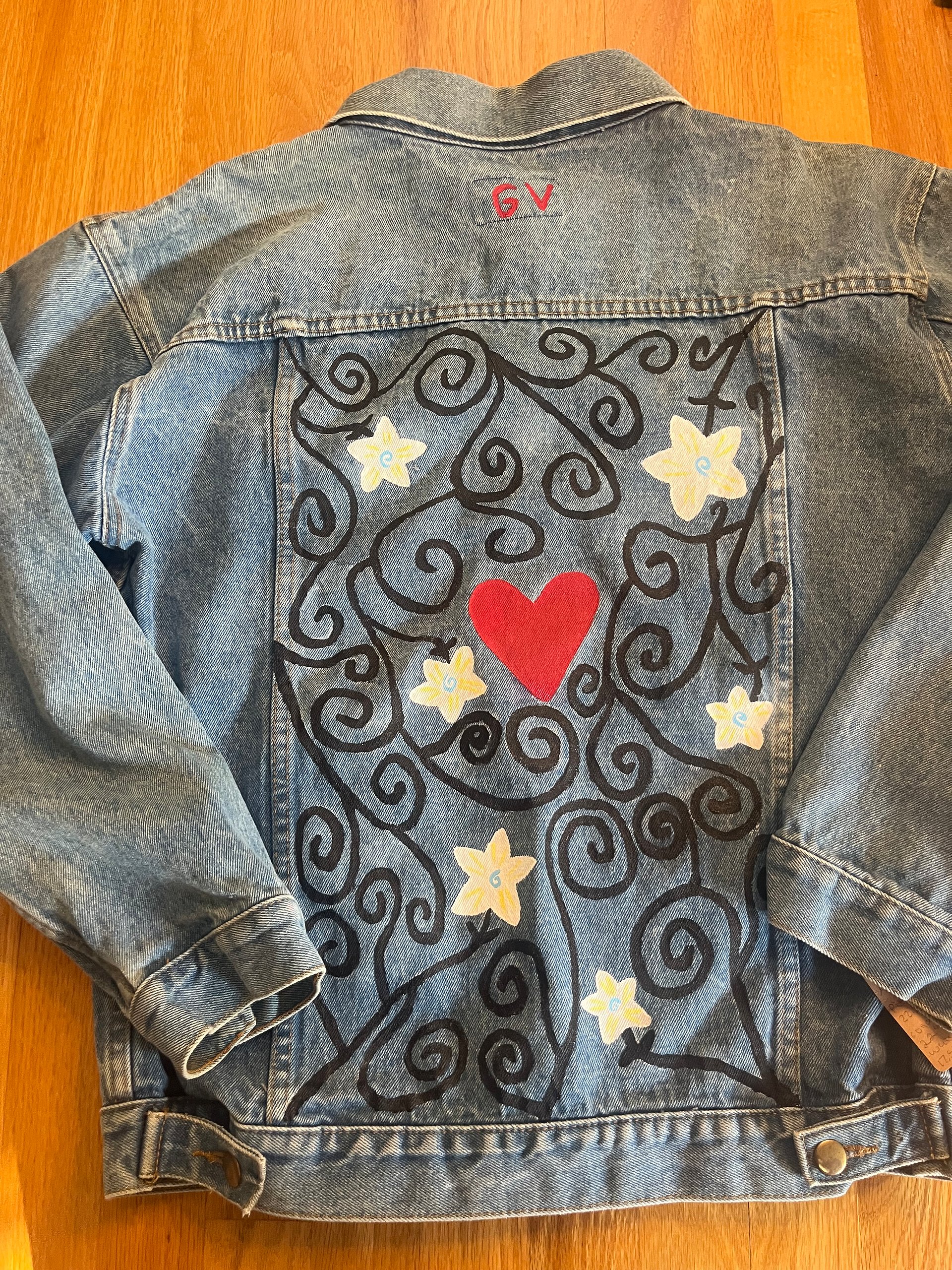 Dark Love Denim Jacket / Size Medium product image (4)