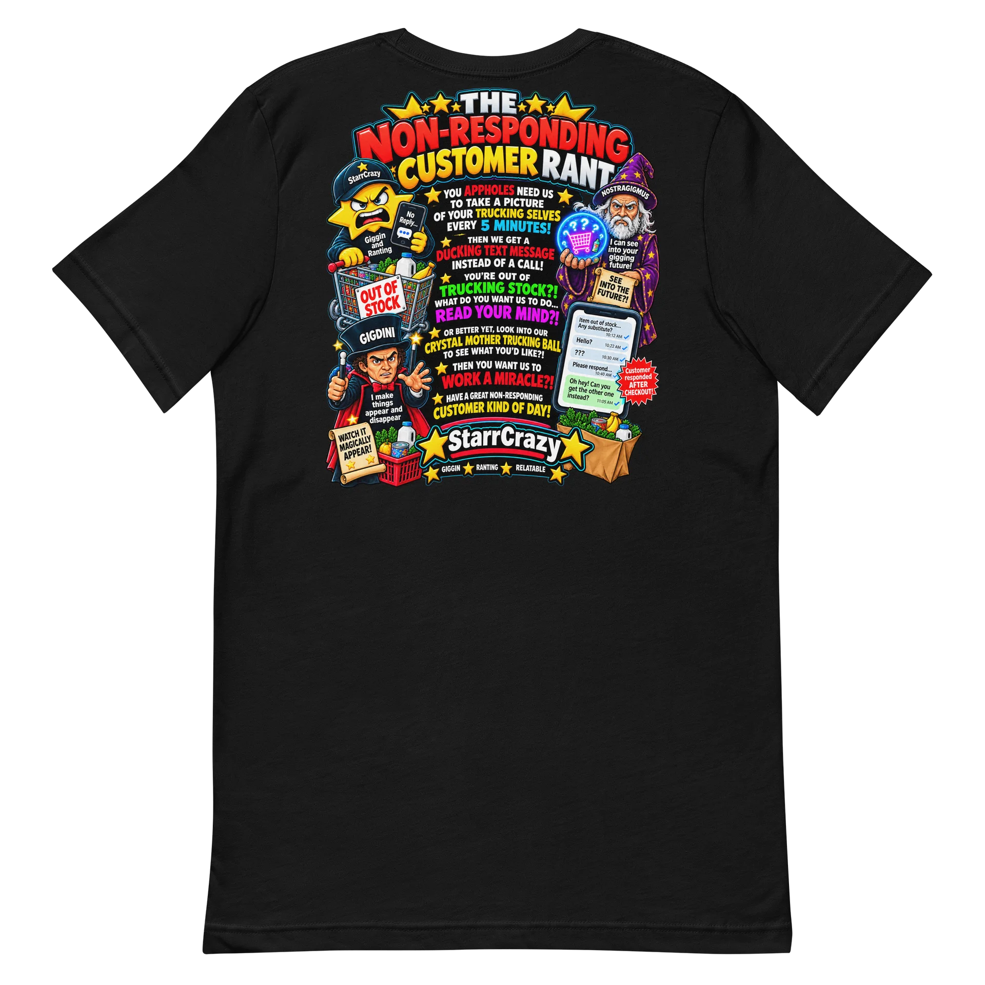 The Non-Responding Customer Rant Tee product image (6)