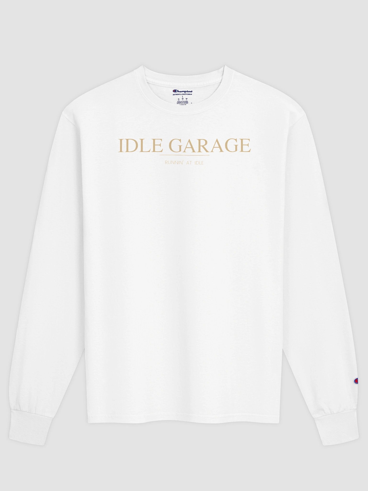 Idle Garage Runnin’ at Idle Long Sleeve product image (1)