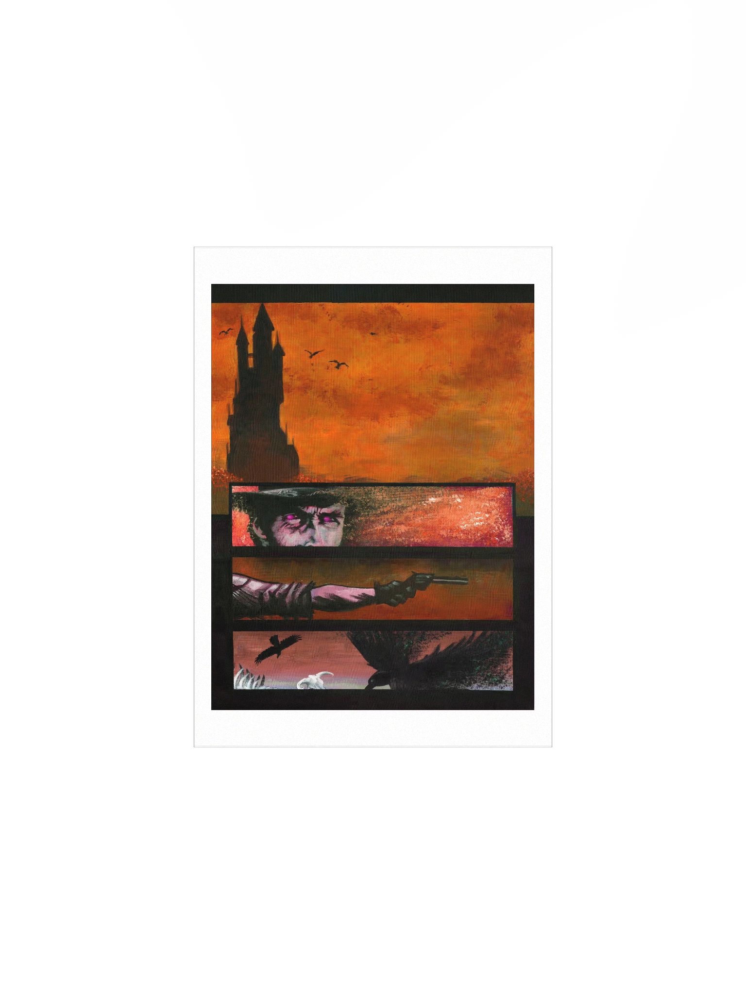 Dark Tower print (orange) product image (2)