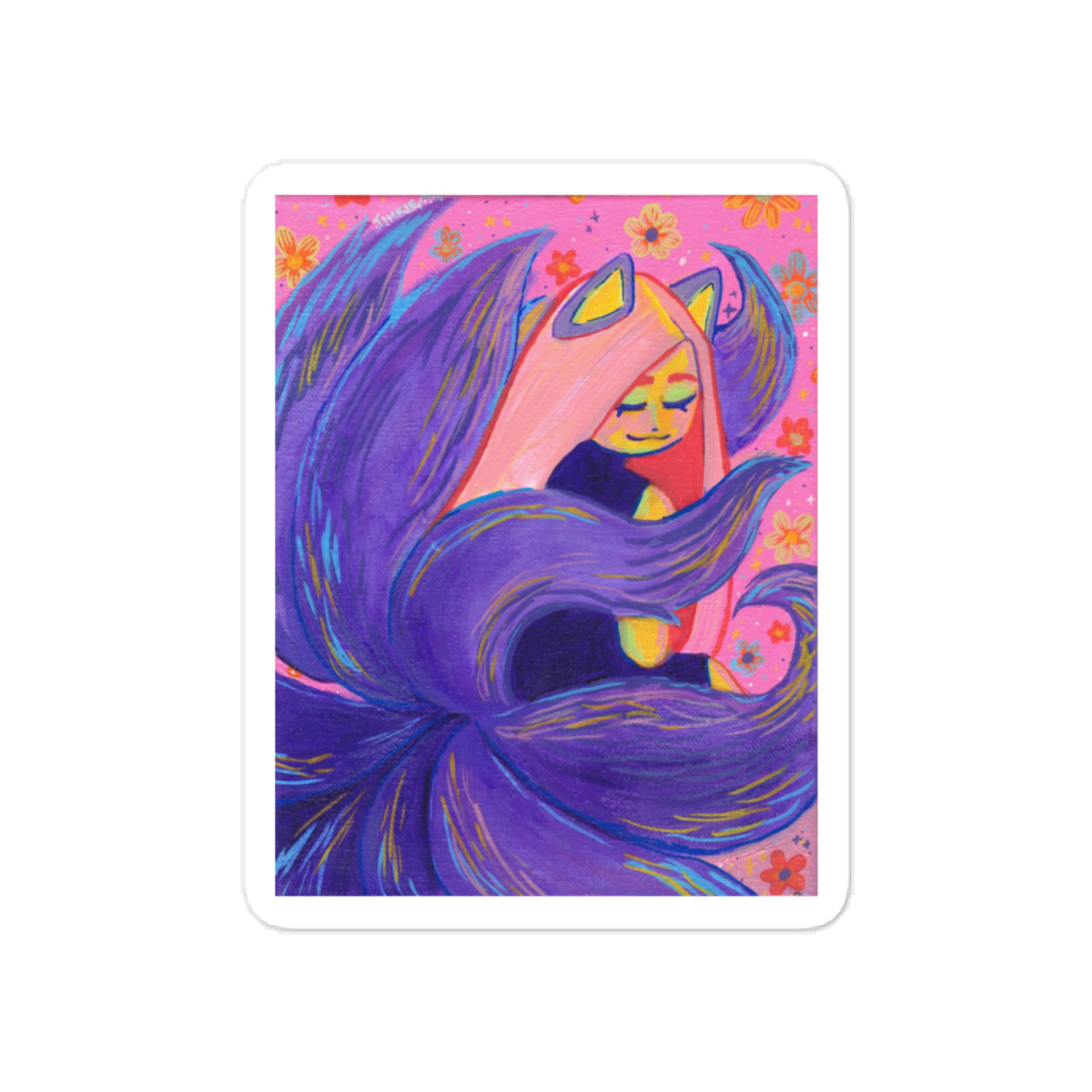 Spring Kitsune Decal product image (1)