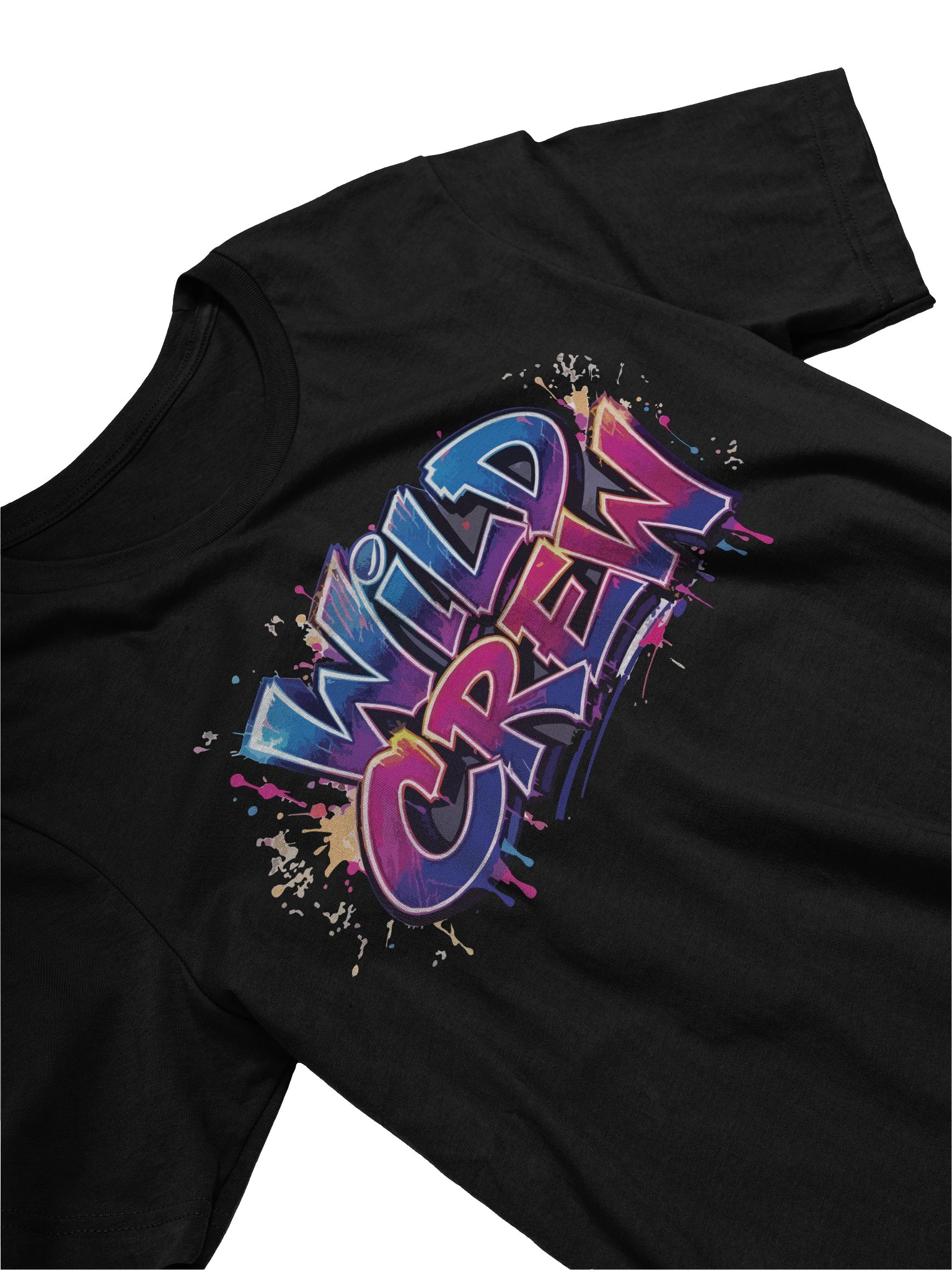 Wild Crew Graffiti Tee - Unisex T-Shirt – Premium Printed T-Shirt for Everyday Casual & Streetwear product image (3)