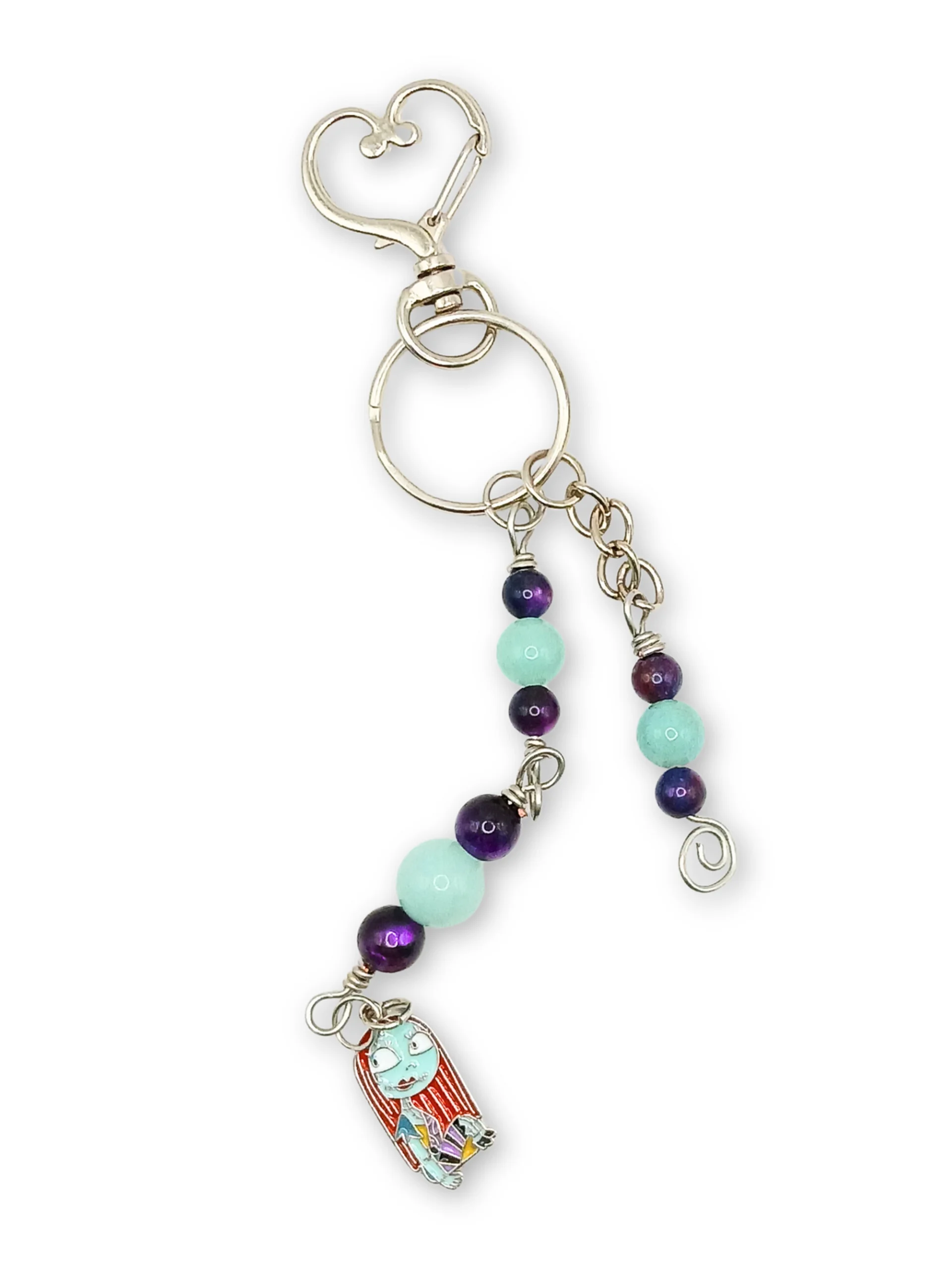 Handmade Bag Charm ft. Sally, Halloween & Christmas, Keychain, Purse Accessory product image (1)