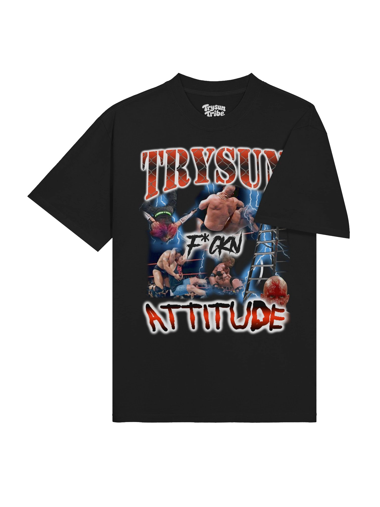 Trysun F*ckn Attitude Vintage Box Tee product image (5)
