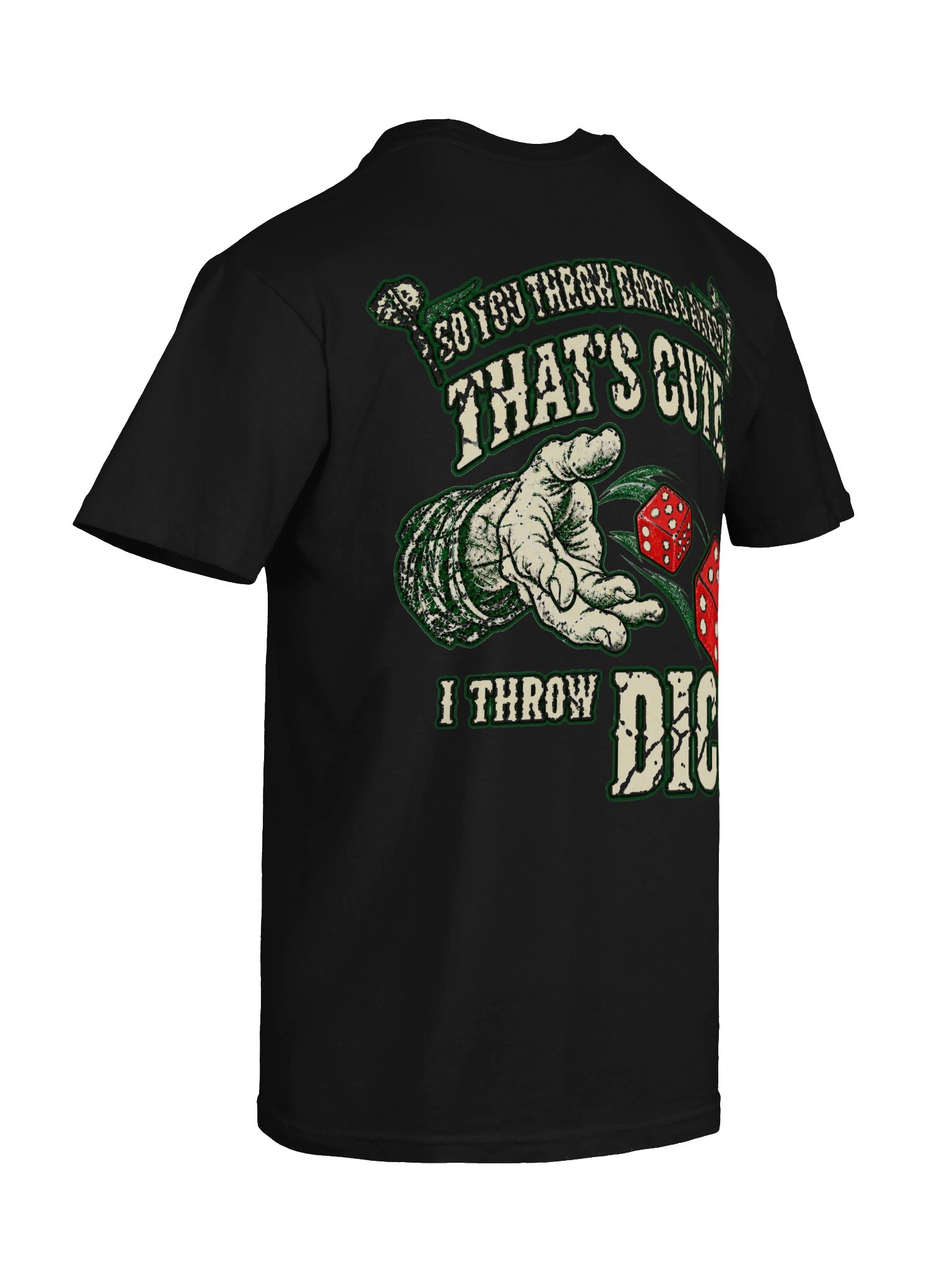KC Craps I Throw Dice Black Tee product image (12)