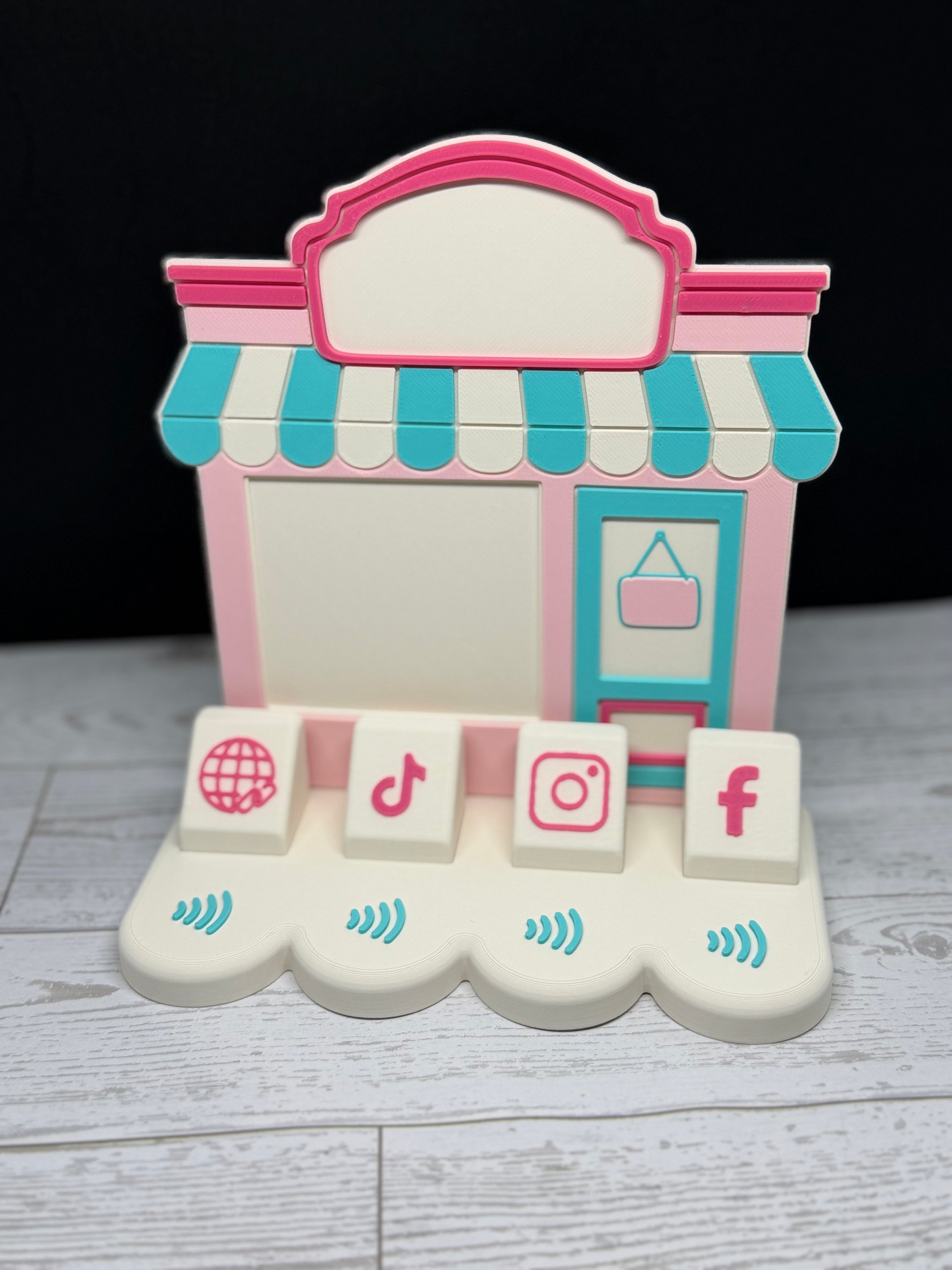 Multi-Piece Payment & Social Media Stand – Pre-Recorded 3D Design Class product image (3)
