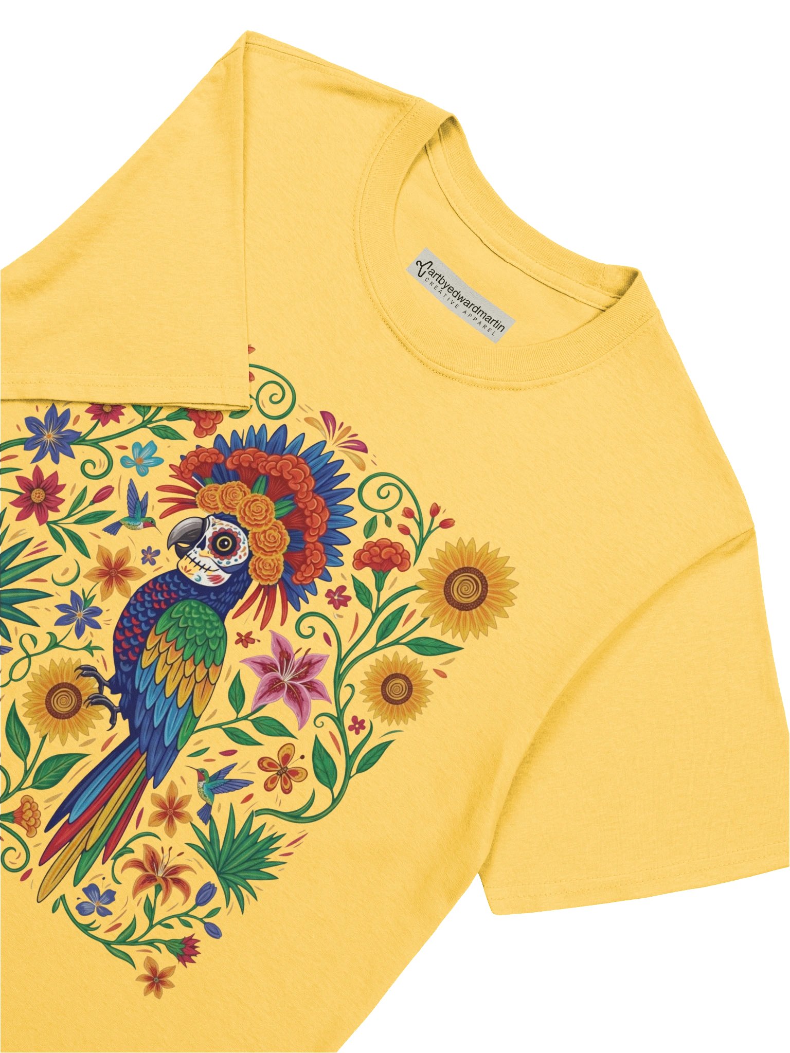 Parrot Dia de Muertos Unisex T-Shirt product image (169)