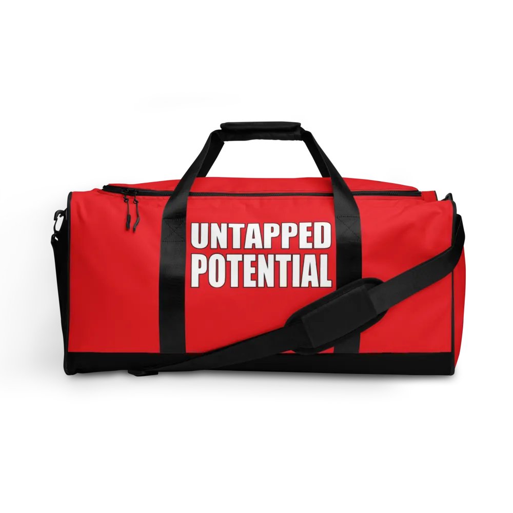 Untapped Potential Red Duffle Bag product image (1)