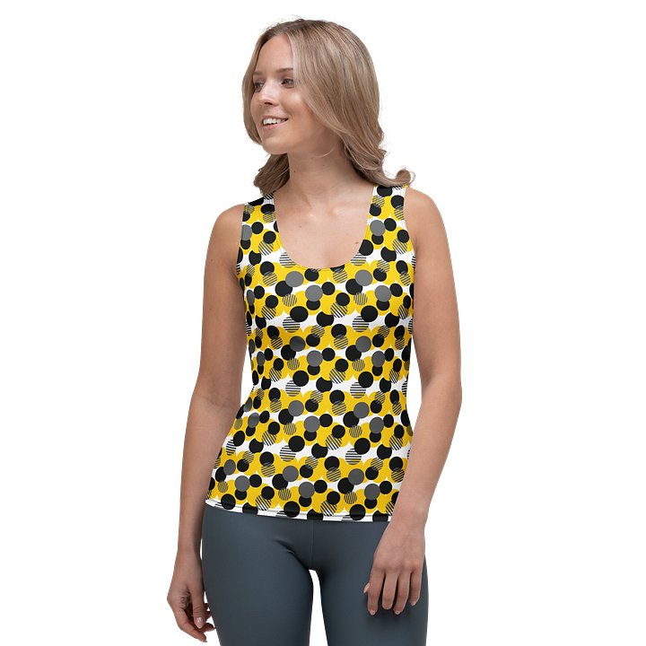 Cozy Chic Modern Geometric Polka Dot All-Over Print Women's Tank Top product image (1)