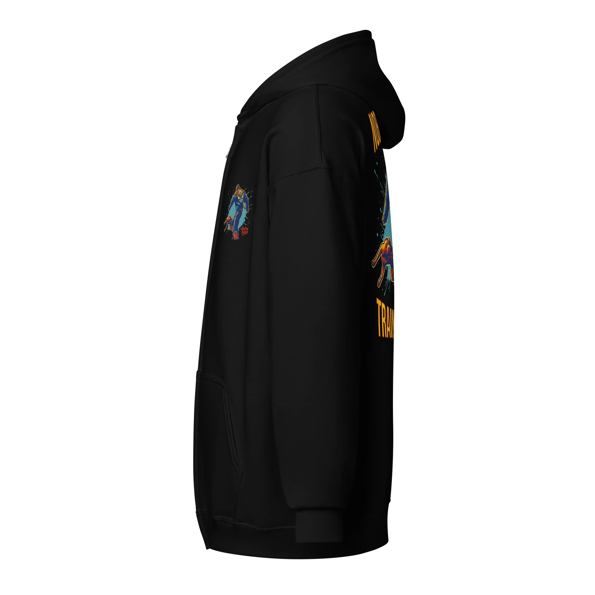 Nobody Cares Train Harder - Zip Hoodie product image (3)