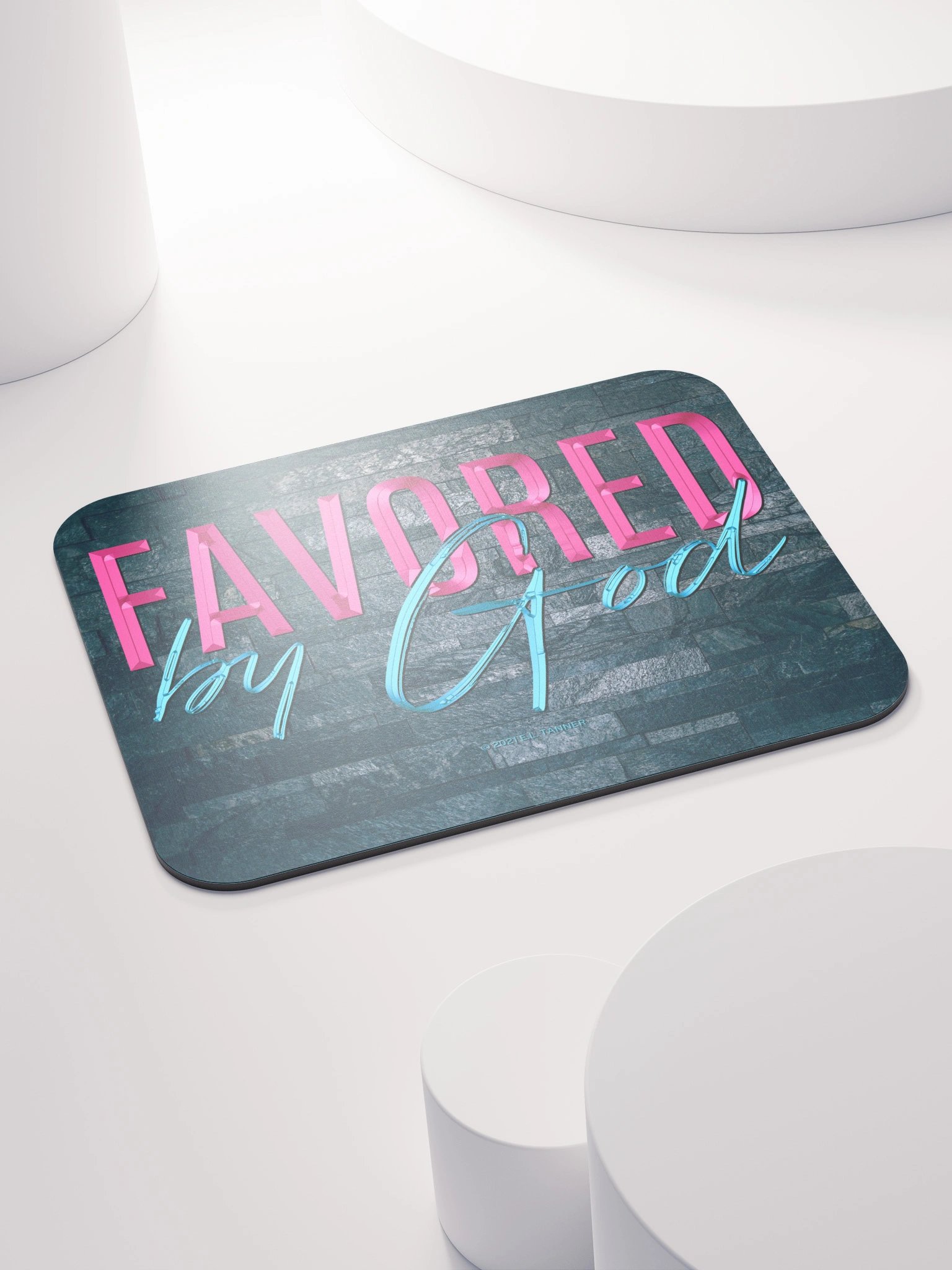 Favored by Good, Blk Mouse Pad BV product image (4)