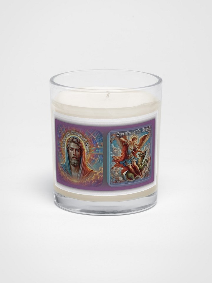 Saints Joseph and Michael, Guardians of the Church, Candle product image (1)