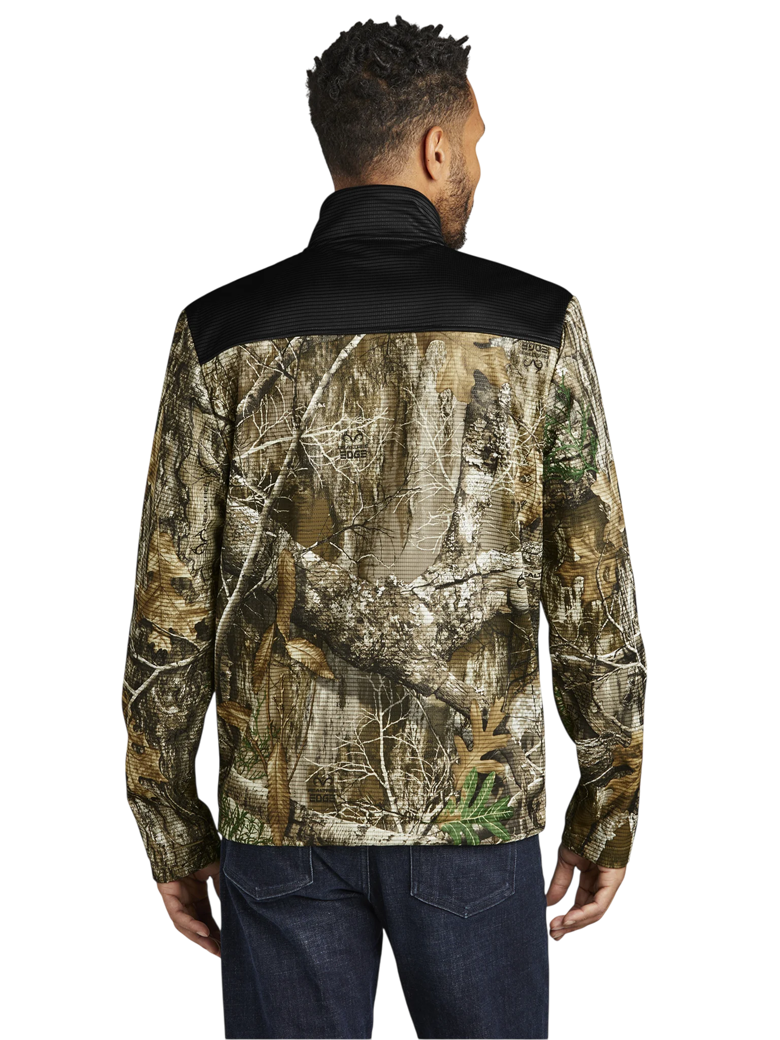 Realtree Atlas Colorblock Soft Shell Jacket — Embroidered Monogram "DLK" product image (2)