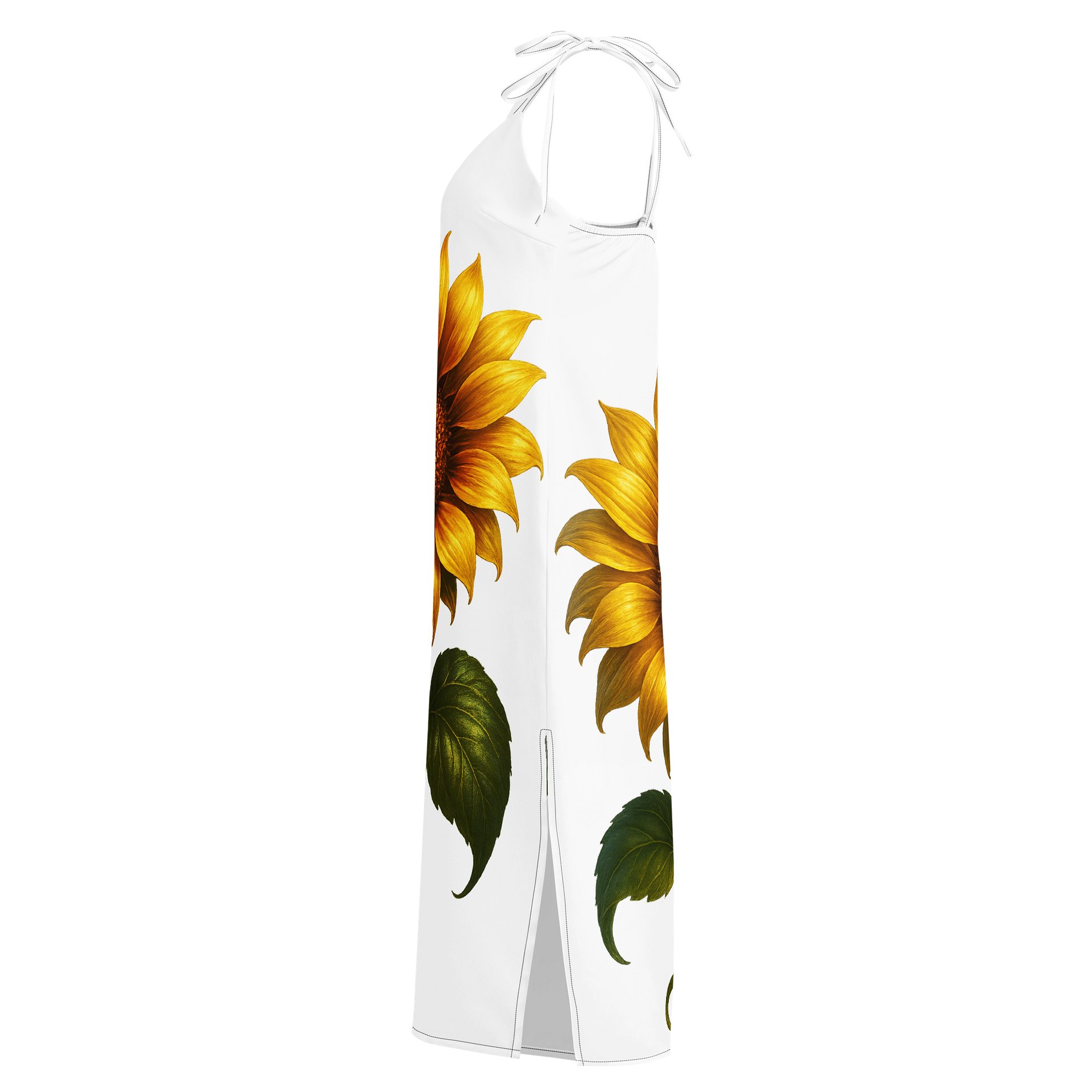 Sunflower Serenade All-Over Print Slip Dress product image (3)