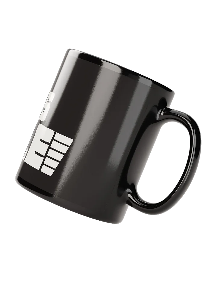 Black Mug with White TMT Banner product image (3)