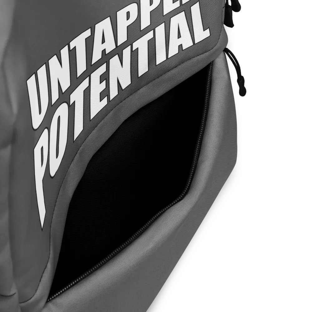 Untapped Potential Gray Large Print Back Pack product image (4)