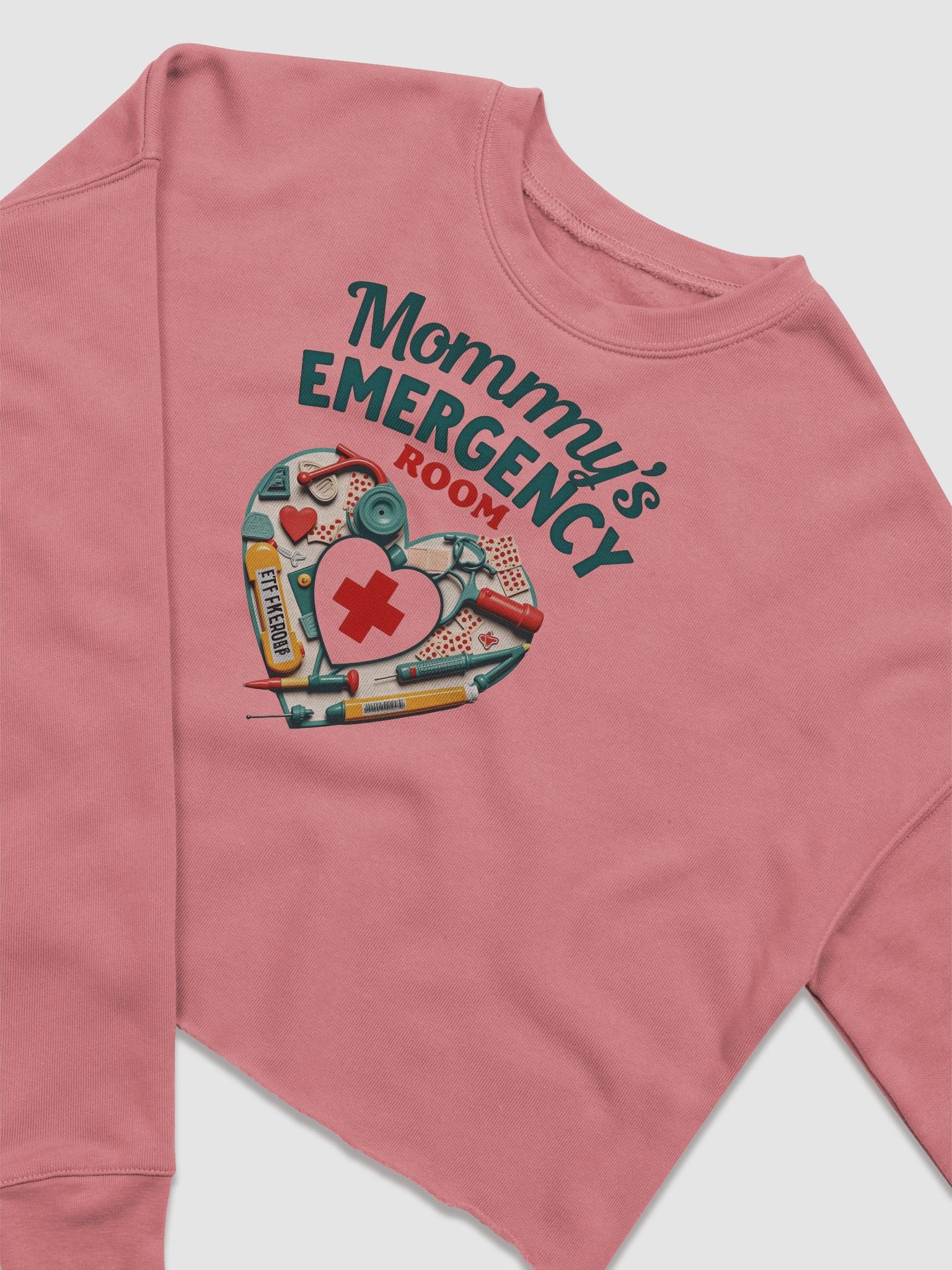 Mommy's Emergency Room Fleece Crop Sweatshirt product image (7)