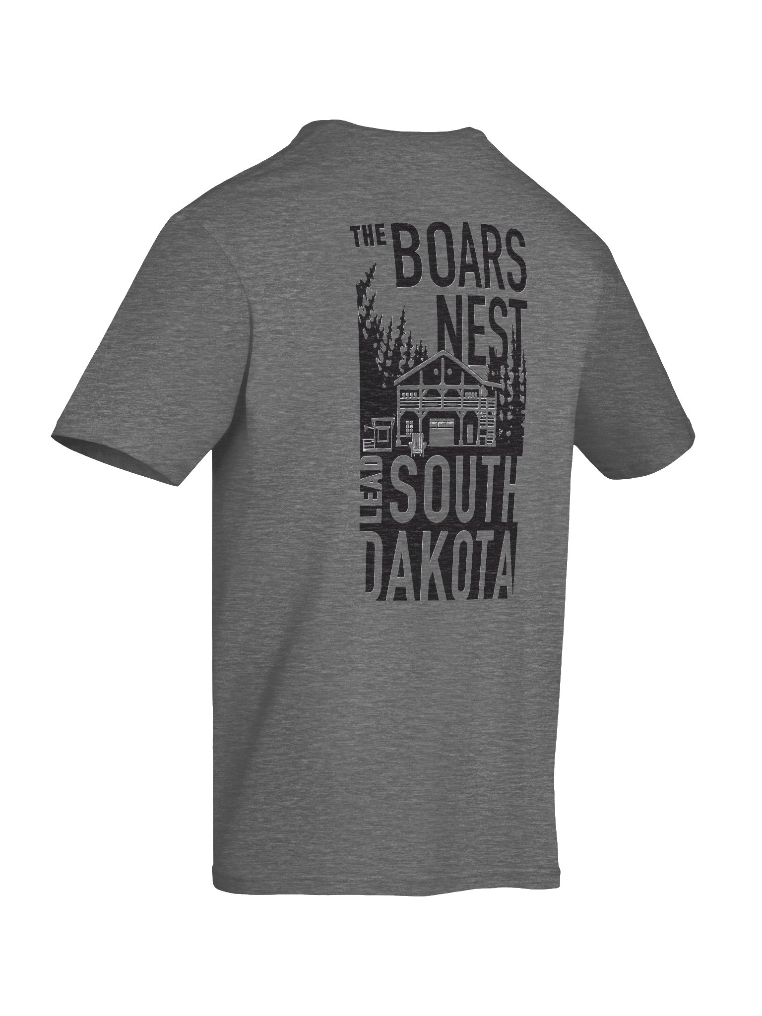 South Dakota Boar's Nest License Plate T-Shirt product image (108)