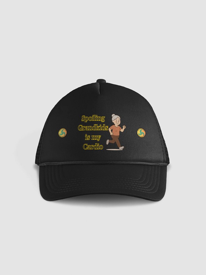 Spoiling Grandkids is my Cardio (Female) Valucap Foam Trucker Hat product image (9)