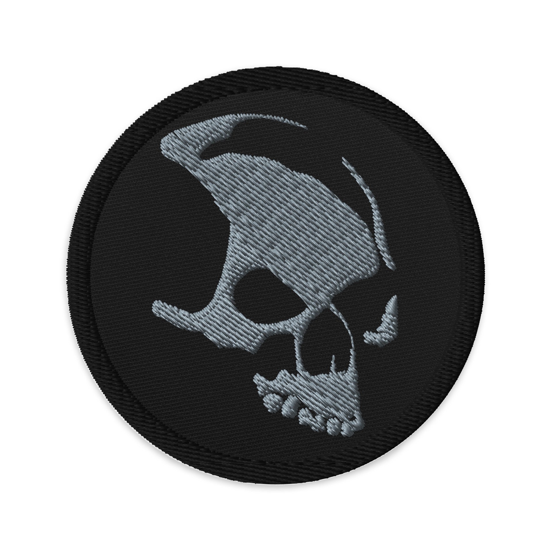 ARMADA SKULL EMBROIDERED CIRCLE PATCH product image (1)