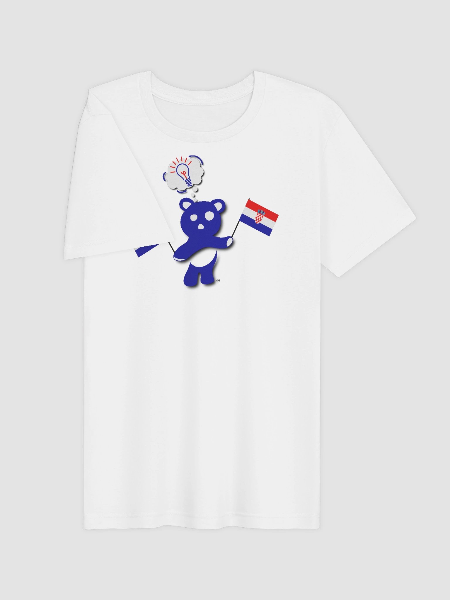Croatia — Country Bear T-Shirt | BehrBrained Media product image (9)