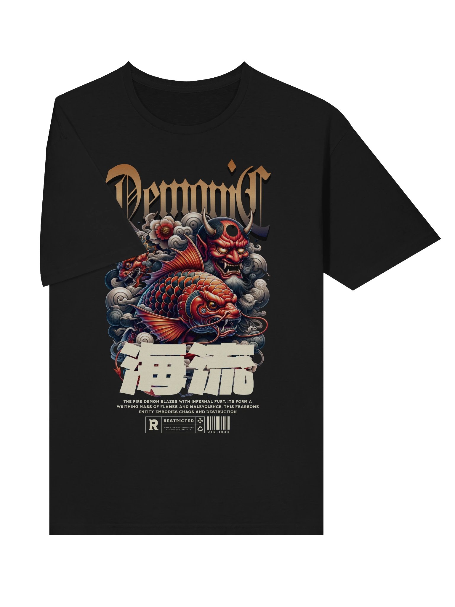 Demonic Koi Chaos T-Shirt - Gildan Softstyle product image (3)