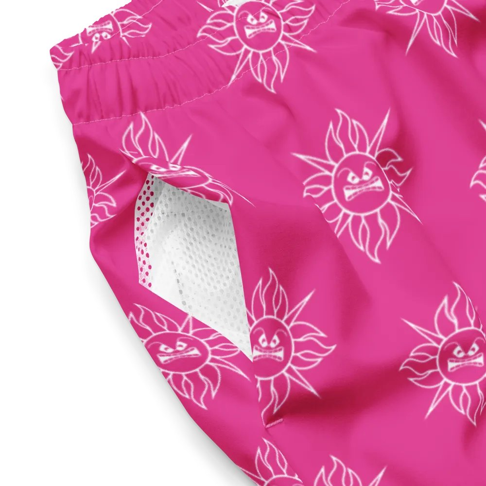 Summer Gamer Boys Swim Trunks (PINK) product image (6)