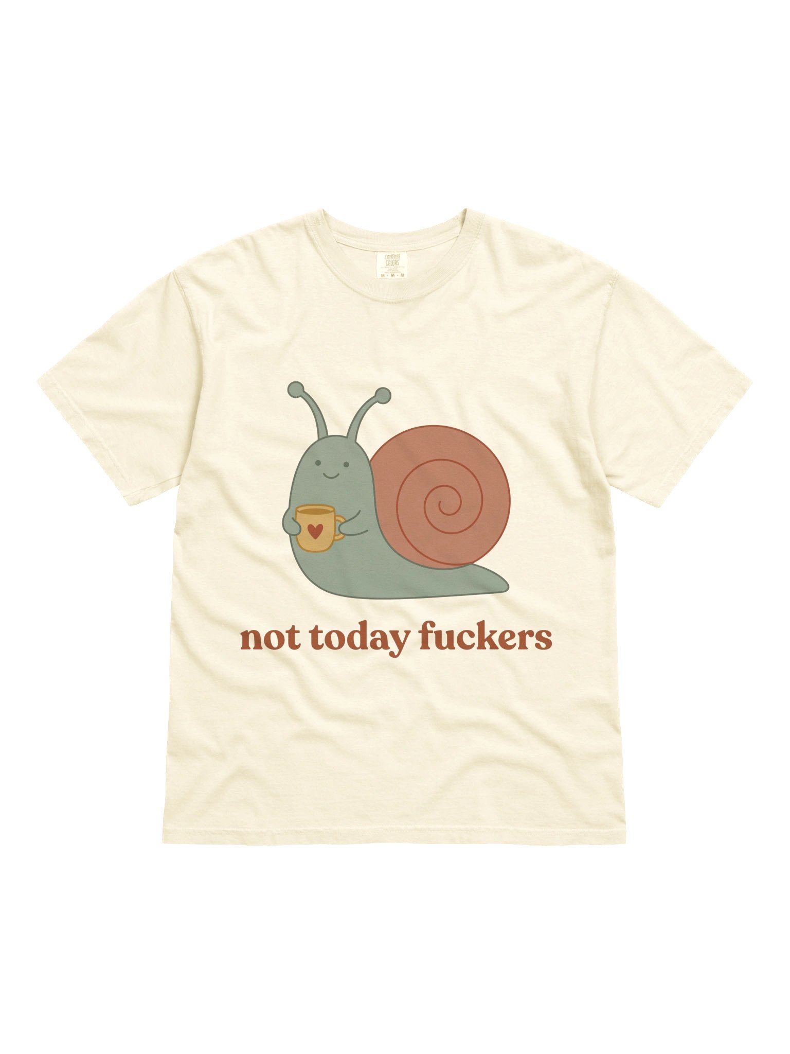 Not Today F*ckers T-Shirt | Funny Sweary Snail Tee product image (4)